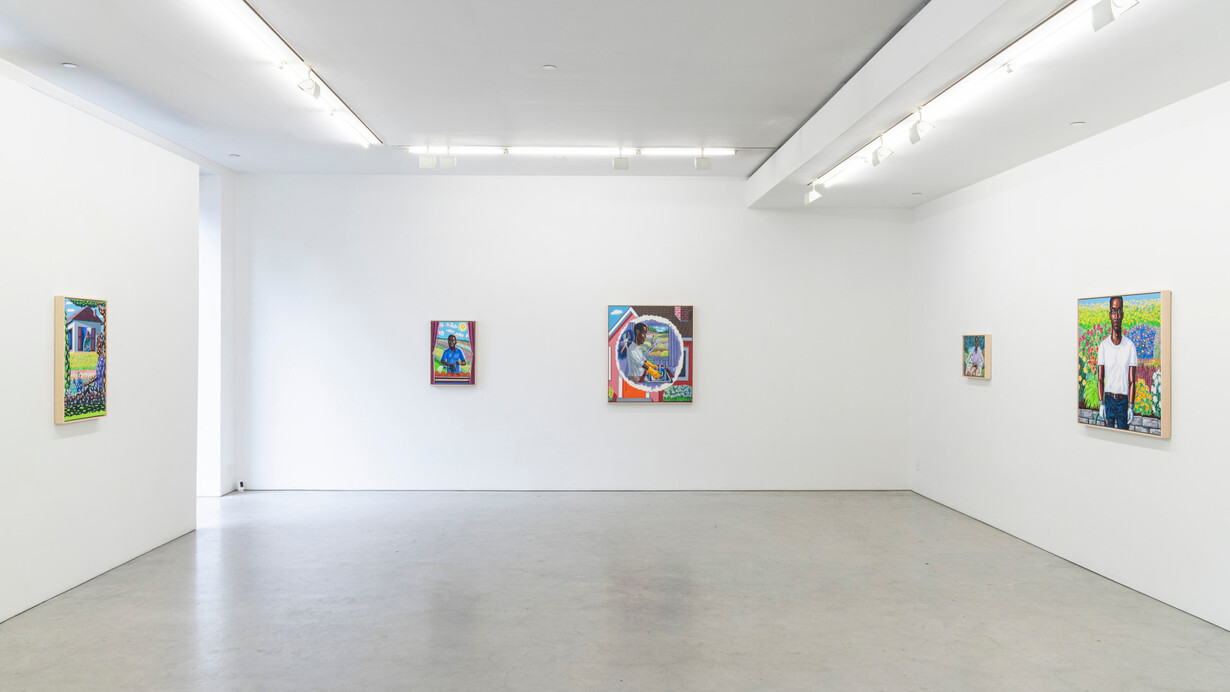 Lamar Peterson, The view from outside, exhibition view. Courtesy of Federicks & Freiser 