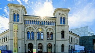 The Nobel Peace Center in Oslo, Norway: Trump’s allies are pressuring the committee to award him the prize, despite critics warning that his record undermines the spirit of peace the medal represents