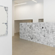 Juan López, Fuerza matriz, vista de exhibición. Cortesía de la Galería Juan Silió