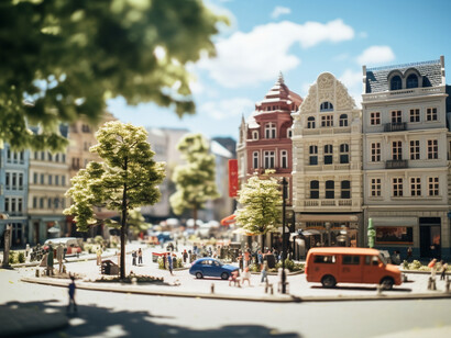 A well-crafted city model, symbolizing the engineering mastery behind Benin’s legendary city walls