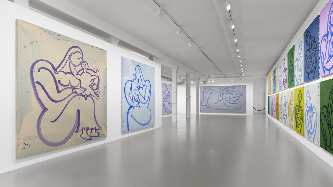 Grace Weaver, Mothers, ausstellungsansicht. Mit freundlicher genehmigung der Galerie Max Hetzler