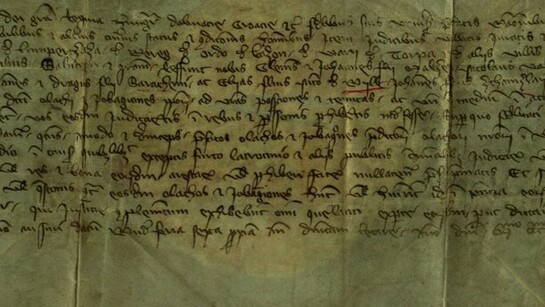 Página do Manuscrito de Voynich. O manuscrito foi descoberto em 1912 por Wilfrid Voynich, um livreiro e antiquário polonês naturalizado britânico, durante uma visita à Villa Mondragone, um colégio jesuíta em Frascati, próximo a Roma, na Itália. Os jesuítas, enfrentando dificuldades financeiras, decidiram vender discretamente parte de sua coleção de livros antigos. Foi nesse contexto que Voynich adquiriu o volume que mais tarde levaria seu nome