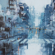 Martin Köster, New York, I walk alone (detail). Courtesy of Gallery V58