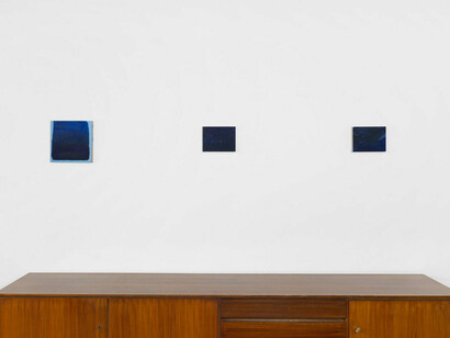 Gritli Faulhaber and Augusta Lardy Micheli, Memory shelf, exhibition view. Courtesy of Galerie Lange + Pult