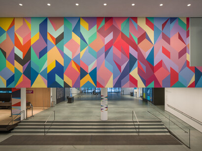 Odili Donald Odita, Songs from life, exhibition view. Courtesy of MoMA