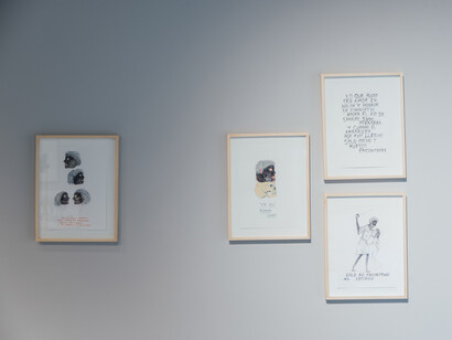 Kevin Mancera, Todo esto será un desierto, vista de exhibición. Cortesía de la Galería Policroma