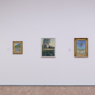 Ferdinand Hodler und Filippo Franzoni. Eine kiinstlerfreundschaft, ausstellungsansicht. Mit freundlicher genehmigung von MASI Lugano