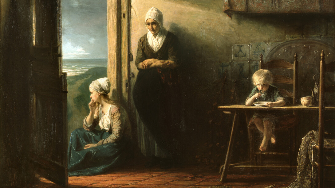 Jozef Israëls, Na de storm (detail), 1858. Courtesy of Stedelijk Museum