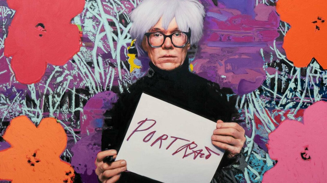 Yigal Ozeri, Andy Warhol, 2025. Courtesy of Ethan Cohen Gallery