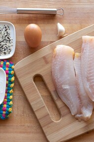 Filetes de pescado listos para cocinar