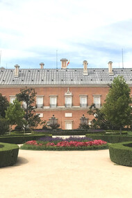 Una parte del Jardín del Parterre, detrás del Palacio Real de Aranjuez. Foto: Luko Hilje