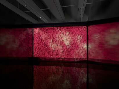 Zheng Chongbin, Golden state, exhibition view. Courtesy of Los Angeles County Museum of Art (LACMA)