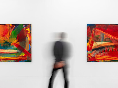 Diet Sayler and Nelo Vinuesa, Interstice, exhibition view. Courtesy of Casado Santapau Gallery