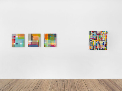 Beat Zoderer, Haïku, vue de l'exposition. Avec l'aimable autorisation de la Galerie Lange + Pult