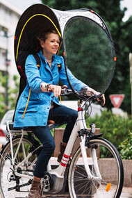 Bup-Up ofrece una solución práctica aplicable a cualquier bicicleta en días de lluvia, una idea del inventor Éric Frandeboeuf