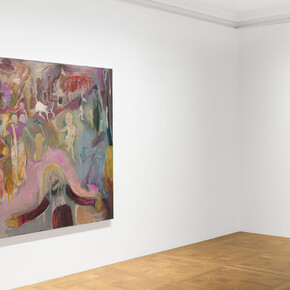 Sosa Joseph, Rain over the river, exhibition view. Courtesy of David Zwirner Gallery