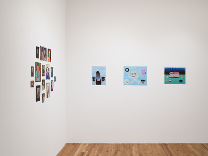 Various artists, Pictures to promote thought, exhibition view. Courtesy of Fleisher/Ollman