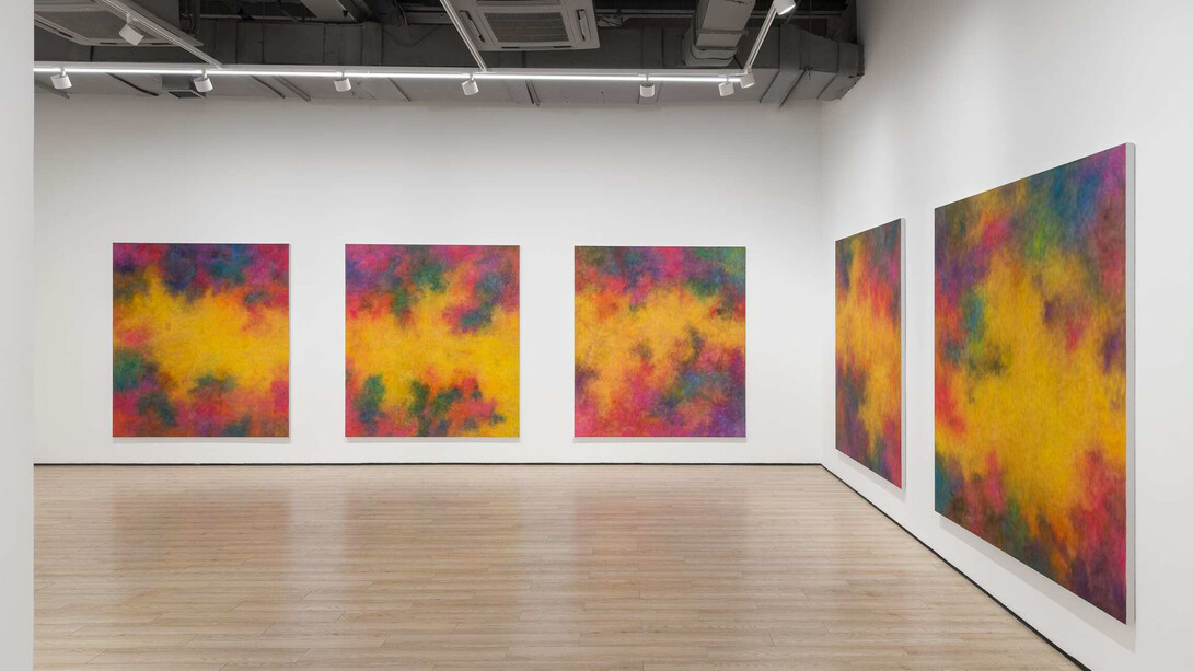 Jean-Baptiste Bernadet, Vetiver (Shanghai), exhibition view. Courtesy of Almine Rech 