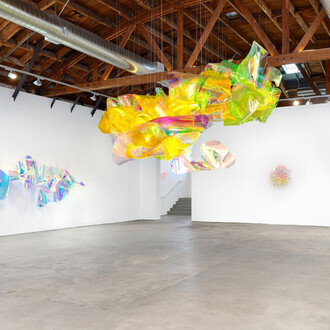 Berta Fischer, exhibition view. Courtesy of James Fuentes 