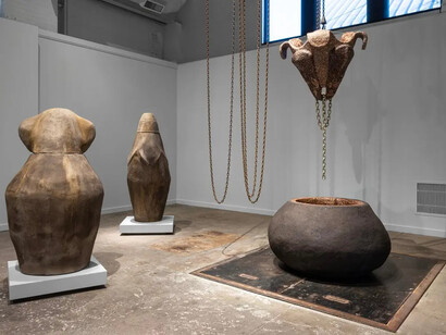 Various artists, New work: front fellows show, exhibition view. Courtesy of Cleveland Museum of Art