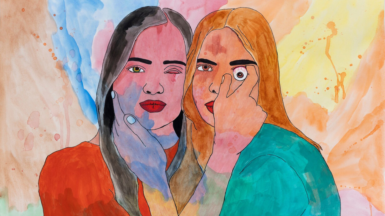 Karla Diaz, Mal ojo (Evil eye) (detail), 2021. Courtesy of Luis De Jesus Gallery 