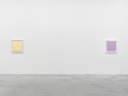 Anne Truitt, Waterleaf, exhibition view. Courtesy of Matthew Marks Gallery