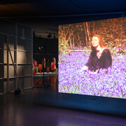 Tilda Swinton, Ongoing, exhibition view. Courtesy of Eye Filmmuseum