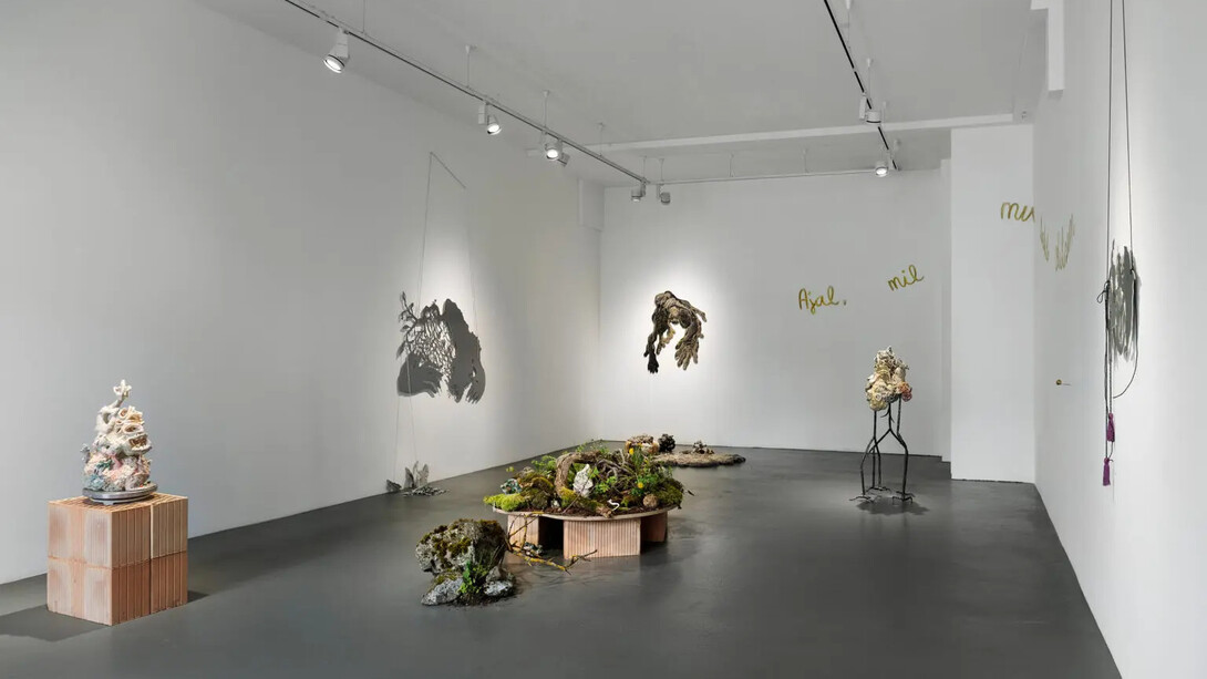 Eike Eplik, In times when everything else seems more important, exhibition view. Courtesy of Kogo Gallery