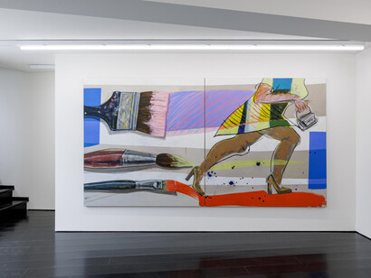 Ella Kruglyanskaya, Backgrounds, exhibition view. Courtesy of Contemporary Fine Arts