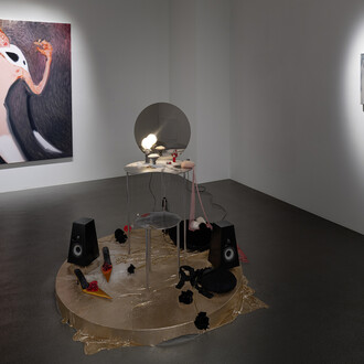 Sofia Mitsola, Psyche of fae O, ausstellungsansicht. Mit freundlicher genehmigung der Galerie Eva Presenhuber