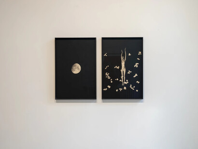 Paul Cupido, L’heure bleue, exhibition view. Courtesy of Bildhalle Gallery