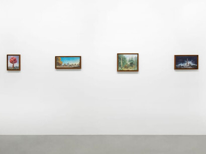 Hicham Berrada, Dilutions, vue d'exposition. Avec l'aimable autorisation de la galerie Mennour