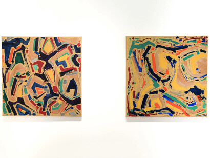 Osvaldo Mariscotti, Into the valley, exhibition view. Courtesy of Upsilon Gallery