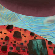 Sue McNally, Little round top, PA (detail), 2024. Courtesy of Jennifer Baahng Gallery 