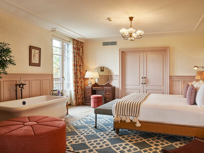 Soho House Barcelona, large bedroom, Spain