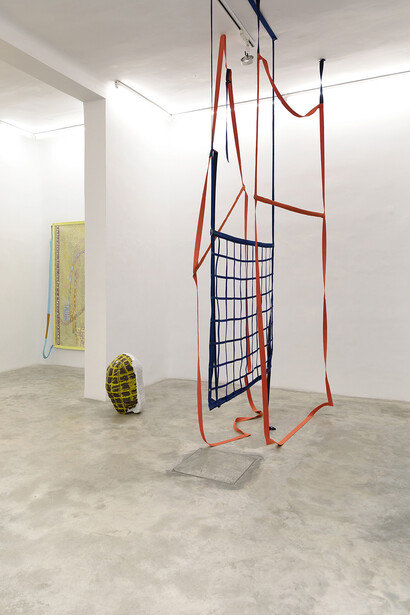 Salvador Cidrás, El gesto prestado, vista de exhibición. Cortesía de la Galería silvestre