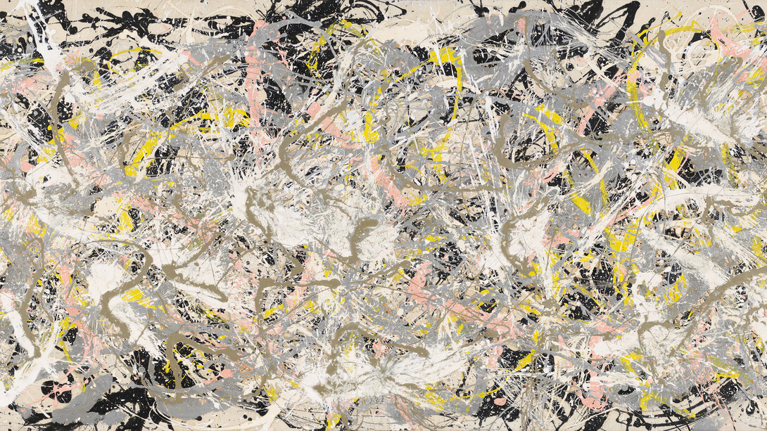 Jackson Pollock, Number 27 (detail), 1950. Courtesy of Museo Nacional Thyssen-Bornemisza 