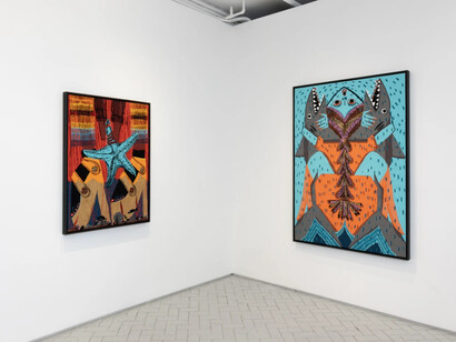 Summer Wheat, Touching the surface, exhibition view. Courtesy of Nazarian / Curcio