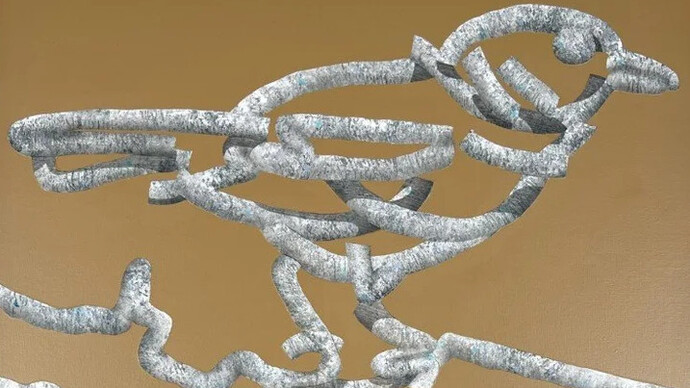 Daniel Raedeke, World outside (detail), 2025. Courtesy of Bruno David Gallery