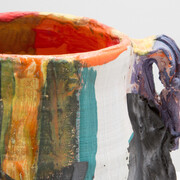 Roger Herman, Untitled Rh 2014, detail, 2014, Glazed Stoneware, H26.6 D17.8 cm / H10.5 D7 in, Unique, Courtesy Carpenters Workshop Gallery