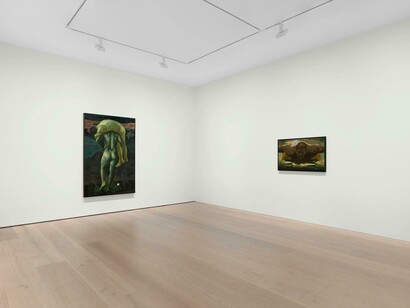 Victor Man, The absence that we are, exhibition view. Courtesy of David Zwirner Gallery