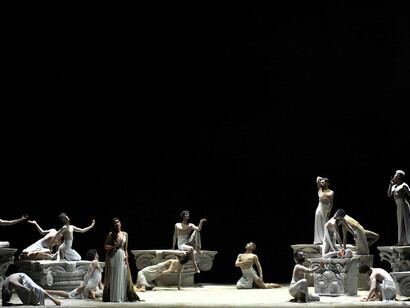 Ottone in villa, veduta della performance. Cortesia del Teatro Malibran