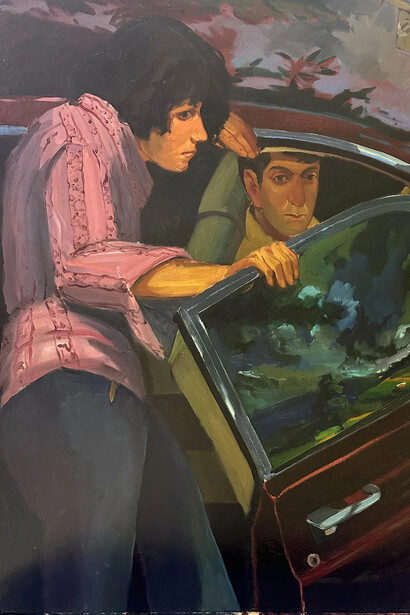 Frank Hyder, The passenger (detail), 1973. Courtesy of Ethan Cohen Gallery