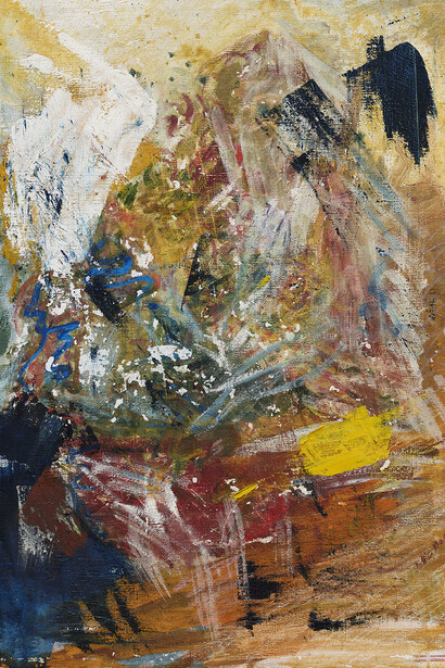 Per Kirkeby, Untitled (detail), 1976-1977 . Courtesy of Galleri Bo Bjerggaard