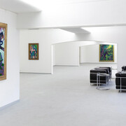 Ernst Ludwig Kirchner reinvents himself, exhibition view. Courtesy of Galerie Henze and Ketterer