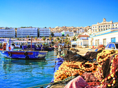 The Casbah fishing port in Wilaya d'Alger, Algeria, represents the emerging economy that is actively seeking innovation, economic diversification, and modernization to promote sustainable growth