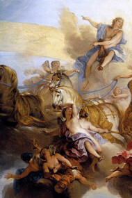 Nicolas Bertin; Faetón conduciendo el carro de Apolo, c. 1720, Museo del Louvre