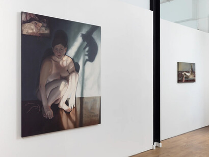 Jamie Luoto, Shadows of unseen grief, exhibition view. Courtesy of Kristin Hjellegjerde Gallery