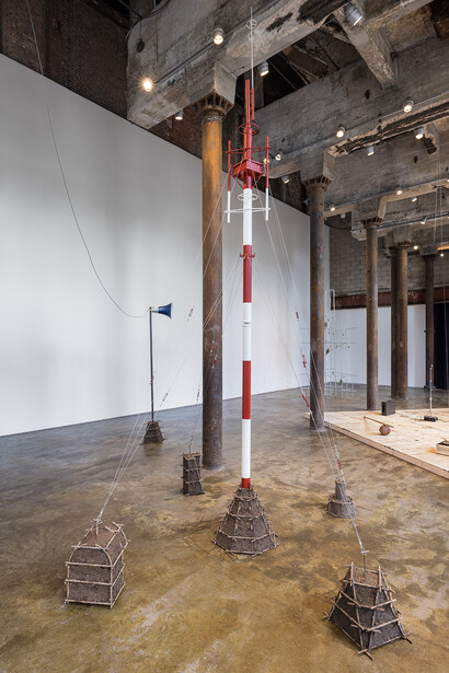 Armando Guadalupe Cortés, Dead parrot radio, exhibition view. Courtesy of Smack Mellon