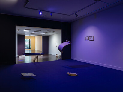 Santiago Díaz Escamilla, Nunca fue solo aquí (era, ya en otra parte), exhibition view. Courtesy of Casas Riegner